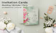 do impressive wedding card, unique invitation, or other invitation card design