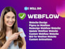 design, redesign, or update webflow website