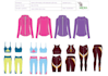 do your activewear sketch for production
