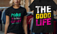 do awesome typography t shirt design within 12 hr