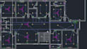 design electrical and lighting floor plan on autocad and revit