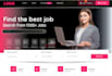 develop recruitment wordpress job board website, healthcare staffing website