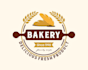 give creative bakery logo design with new concepts