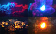 do eye catchy smoke logo animation video