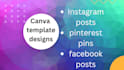 design social media posts in canva