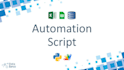 create automation script in python and google app script