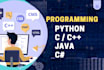 do c cpp java python csharp programming and projects