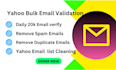 do bulk email validation, verification and email list cleaning service