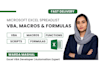 do excel vba, macro, functions, ms excel, scripts and formulas