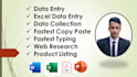 be your professional virtual assistant for data entry work