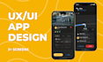 design modern mobile app UI UX for ios or android in figma