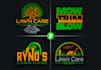 design lawn care, landscape, agriculture and grass logo