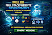 do full stack website development ai website ai software developer