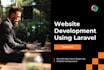make responsive and professional website using laravel