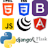 develop web application using HTML, javascript, python, django and angular