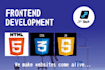 be your frontend developer in HTML CSS javascript