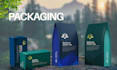 do coffee packaging, pouch, tea labels design