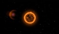 make earth and sun zoom logo reveal trailer