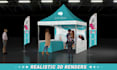 design canopy tent, backdrop and table cover