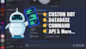 make a custom discord bot with latest feature