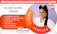 be your creative virtual assistant social media management cruixie wix website