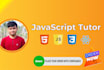 help or teach you to learn HTML, CSS, javascript, react