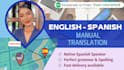 manually translate english to spanish