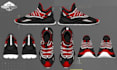 design shoes with manufacturer ready tech pack and 3d rendering