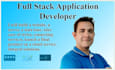 create a full stack application