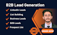 do b2b linkedin lead generation and build verified email lists