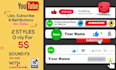 create awesome youtube subscribe animation
