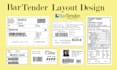 barcode nice label bartender layout and sticker design