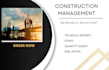 do construction management and cost estimation, reports,schedules and tasks
