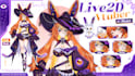 design high quality vtuber model and live2d rig for vtube studio