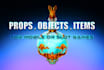 create 2d props , objects , items and icons for your project