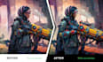 fix or edit art generated by ai