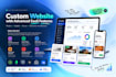 develop a custom website with advanced saas features