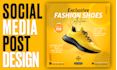 design attractive social media posts, banner ads