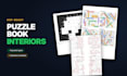 create KDP puzzle book interior with word search, sudoku, mazes and solutions