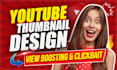 design viral youtube thumbnails with high CTR in 24 hours