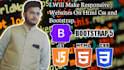 code custom html, CSS and javascript for responsive websites