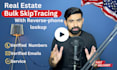 do real estate bulk skip tracing for USA  phone numbers and email