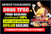make high quality DR 85 and high tf 50 SEO backlinks