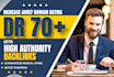 increase domain rating ahrefs DR using high authority do follow SEO backlinks