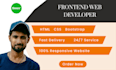 do best frontend  development using html ,CSS and bootstrap
