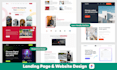 design figma landing page, website design, saas landing page