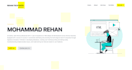 build a business, portfolio and landing page website on reactjs nextjs