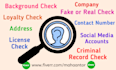 do private investigate on your target and check background