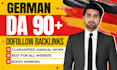 do high authority manual dofollow seo german backlinks da 90 de link building