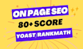 optimize on page seo with rankmath or yoast